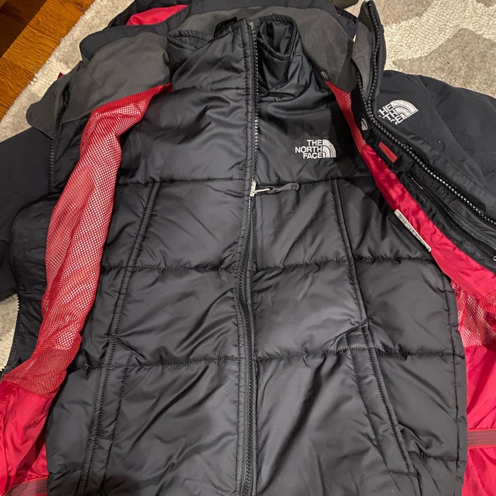 The north face double jacket